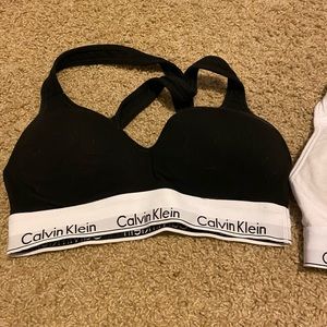 3 Calvin Klein bralettes